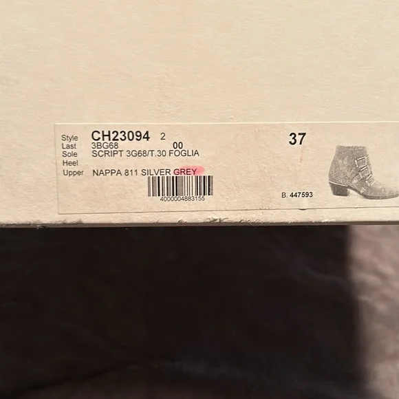 Chloe Susannah Ankle boots in Silver Gray - Picture 7 of 7